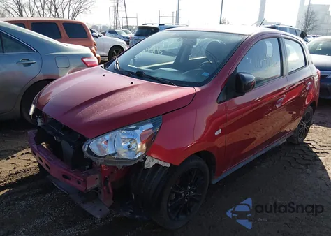 2020 Mitsubishi Mirage Le z USA, uszkodzony, nr VIN ML32A5HJ7LH001719